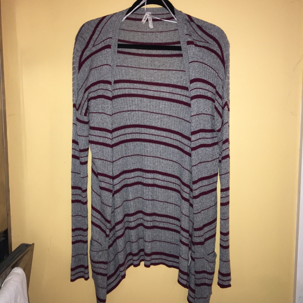 Mudd striped cardigan